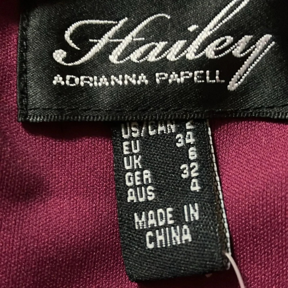 Hailey Adrianna Papell magenta gown - Picture 4 of 5